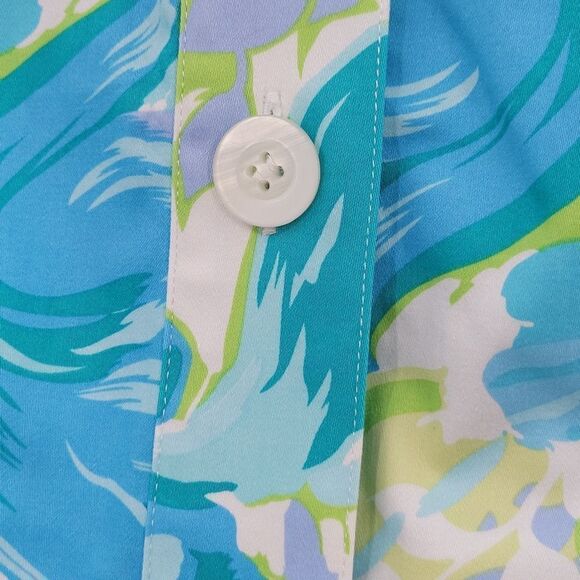 3 For$20 Appleseeds Petite Jacket Blue/Green Floral Print size 8P - Picture 6 of 8